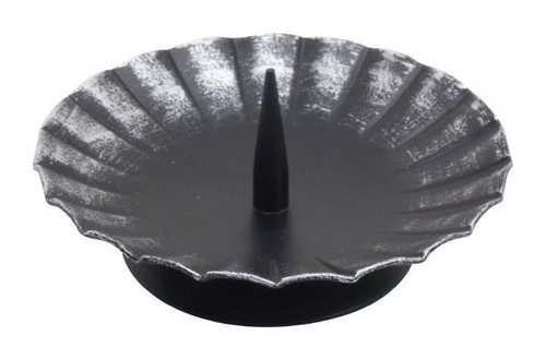 Kerzenleuchter schwarz gelackt - kerzenleuchter,