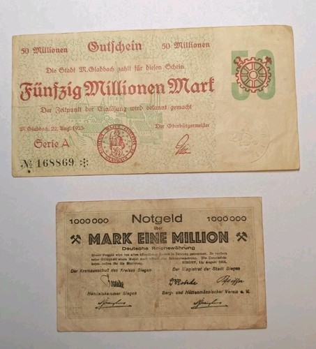 Inflation notgeld 1923 50 - 1923,