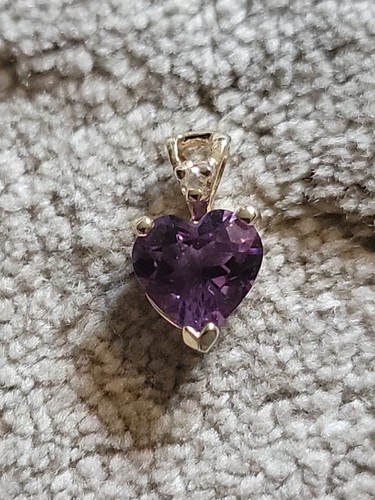 Amethyst herz mit - 5,