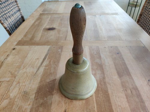 Vintage schiff handglocke - handglocke, aus