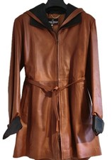 Ledermantel mit abnehmbarer