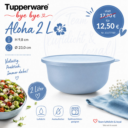 Tupperware aloha - tupperware, l