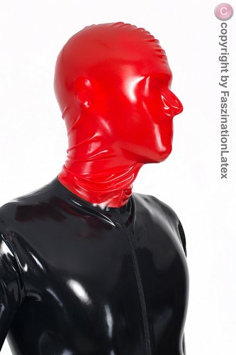Latex maske blindmaske - -,