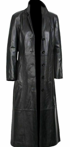 Gothic ledermantel damen lang - ledermantel, damen,