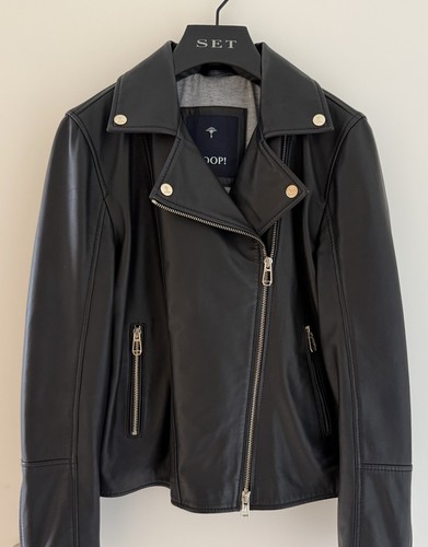 Joop lederjacke schwarz np - lederjacke,