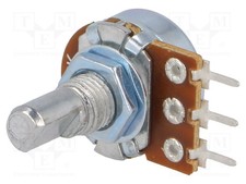 Potentiometer: axial 6mm 125mW