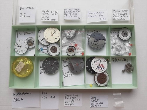 Quartz uhr werke konvolut 17 - konvolut,