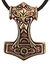 schwerer Thorshammer Anhänger Bronze Mjölnir Nordisch Wikinger Thorhammer Nr. 76