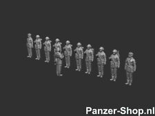 11x NVA Figuren, Motschützengruppe Soldaten, DDR, Spur H0, 1:87, Unbemalt