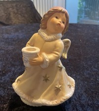 Goebel Porzellan Engel mit Spieluhr Weihnachtsengel Stille Nacht Heilige Nacht +