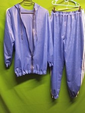 Latex Trainings Anzug blau