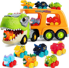 Dinosaur Truck with 6 Rubber