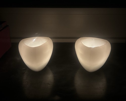 Alabaster teelichthalter - 2x,