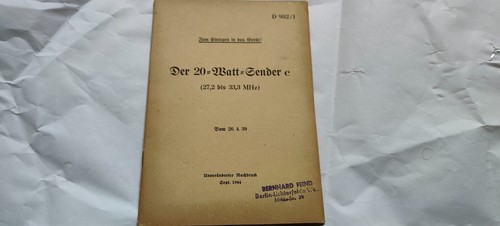 Der watt sender 27 2 - 20-watt-sender, bis