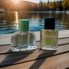 ?‍♂️? 2x Adidas Miniatur Eau de Toilette – Vintage – Trefoil – Raritäten, voll