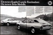 Lancia Beta und Beta Coupe , originale Werbung aus 1979   Großformat