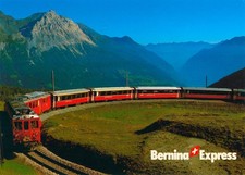 2548-Ansichtskarte Bernina Express Alp Grüm Rhätische Bahn Schmalspur Schweiz