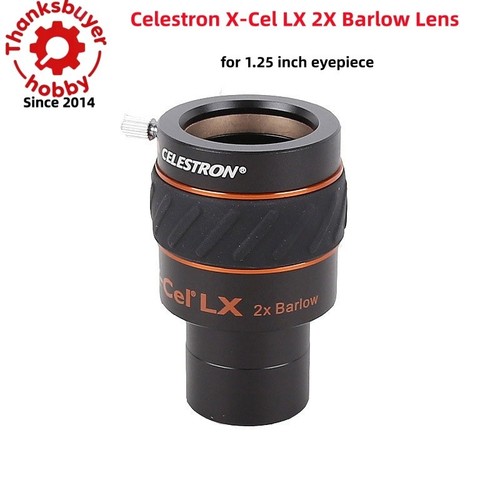 Celestron cel 2x barlow - x-cel, lx