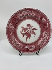 Spode Camilla Rot Rosa Speiseteller 10-1/4" - Hergestellt in England