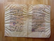 ORIG PERGAMENT ANTIPHONAR