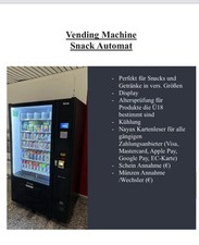 TCN Snackautomat D900 mit Nayax Kartenleser Kühlung 60 Fächer Gebraucht.