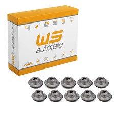 10x Selbstschneidemutter für PORSCHE 356 911 CAYENNE Wappen Emblem 99959142303