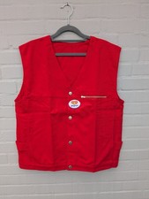 Langnese Weste Gr. M NEU Rot Eskimo München Bestickt Stickerei Eiscreme 