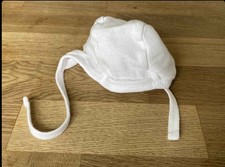 Baby H&M Mütze Gr 50 weiß #6