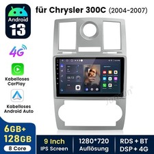 6+128GB Carplay Autoradio Android GPS 4G BT DAB+ Für Chrysler 300 300C 2004-201