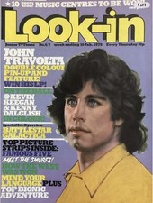 Vintage LOOK IN Magazine no.6/7 Feb 1979 John Travolta Battlestar Galactica