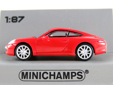 Minichamps 870 068020 Porsche 911 Carrera S Coupé (2013) in rot 1:87/H0 NEU/OVP