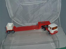 SIKU TOYS GERMANY MAN 1150 NIEDRIGLADER LKW & ANHÄNGER KEINE SPIEGEL GEBRAUCHT!!!