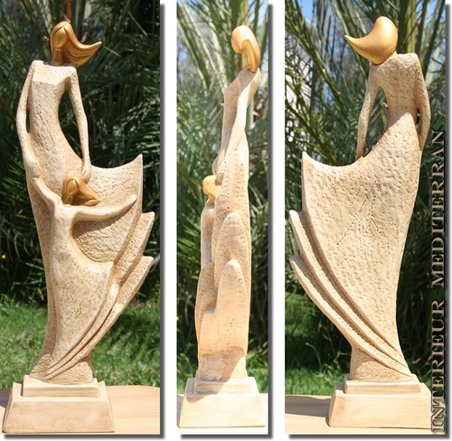 Figur statue dekofigur frau - figur,
