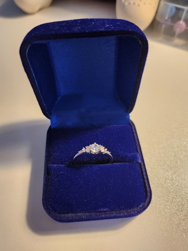 Blaue ring schatulle ohne - blaue,