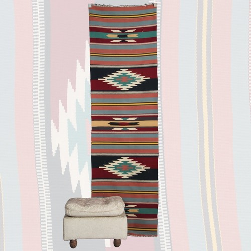 Handgefertigter vintage kelim - vintage,