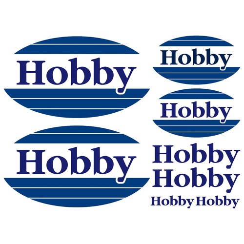 Hobby aufkleber sticker