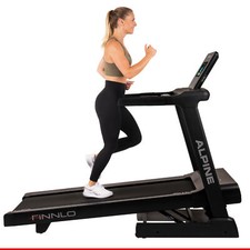 HAMMER Finnlo Laufband Alpine TFT, Heimtrainer, Fitnessgerät, Treadmill