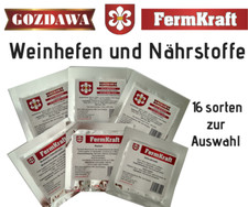 GOZDAWA Obstwein Aktiv Weinhefe Trockenhefe Weiß Rot Nährstoffe Gärung 16sorten