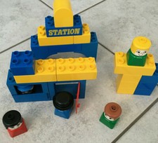 Lego Duplo vintage 80s 70s Figuren KLASSIKER 523 Locomotive and Station
