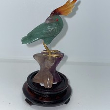 Edelstein Figur,Papagei auf