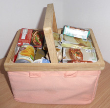 Kaufladen Korb Einkaufskorb Kinder inkl. Zubehör