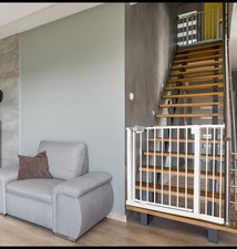 105-115cm Treppenschutzgitter Treppengitter Türgitter Absperrgitter ohne Bohren