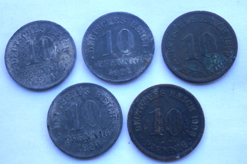 Pfennig deutsches reich - 10,