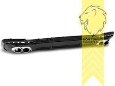 Heckansatz Heckspoiler Diffusor für Audi A4 B9 8W Facelift Limousine Avant für S