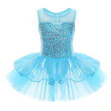 Mädchen Tutu Ballettkleid Ballettanzug Tanz Trikot Gymnastik Tanzkleid Kostüm