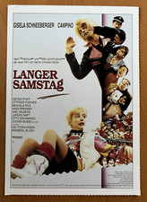 Langer Samstag -Filmkarte Filmplakatkarte Cinema - Campino Gisela Schneeberger