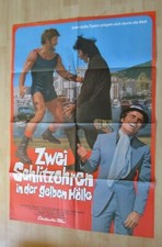 Filmplakat : Zwei Schlitzohren in der gelben Hölle ( Brad Harris , K. Schubert )
