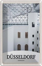 Blechschild 30x20 cm Düsseldorf Deutschland Architektur Bildmotiv Reisemotiv Abe