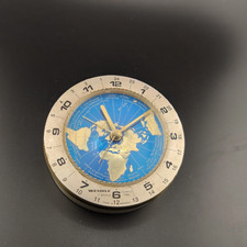 ??️ WEHRLE World Time Quartz Tischuhr ?️? Vintage Sammler selten Rarität