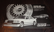 BBS Mercedes 190E Tuning Reklame